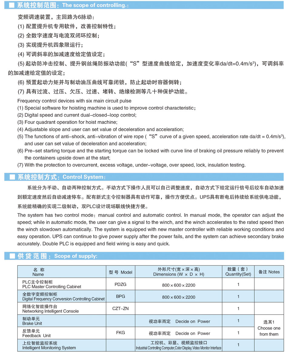 低壓變頻調速系統(tǒng)
